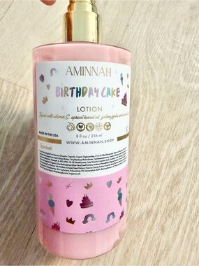 birthday cake - lotion